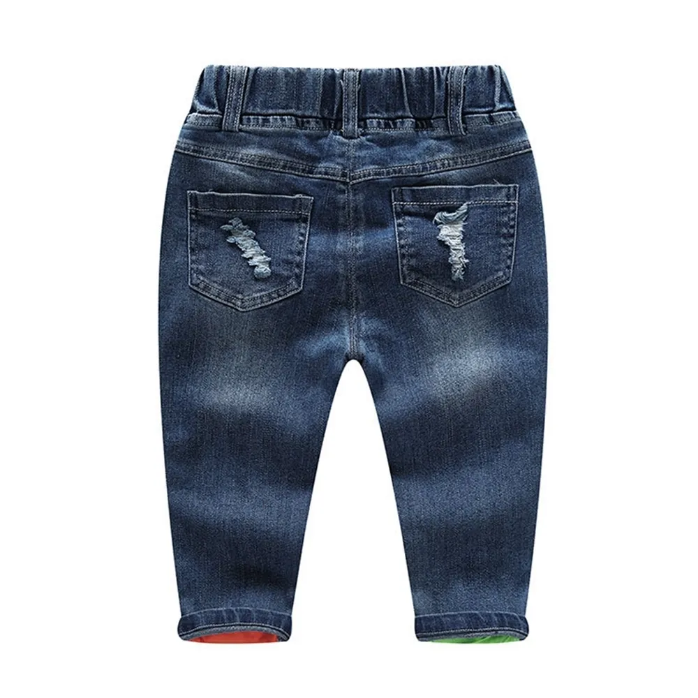Toddler Denim Jeans Stretchy Cotton Pants For Boys Girls 1 5T From Kong06 15.19 DHgate.Com