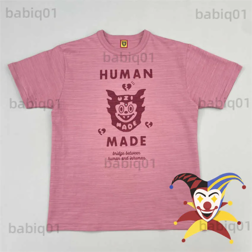 Camisetas para hombres Murciélago con incrustaciones con diamantes Camiseta hecha por humanos Hombres Mujeres 1 1 Camiseta de alta calidad Camisetas de hip-hop rosa T230321
