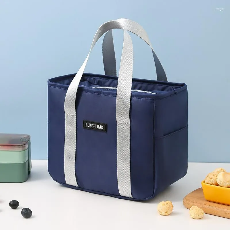 Bolsas de armazenamento Bolsa de refrigerador portátil Pacote de lancheira Oxford Pacote Isolamento Isollo Térmico Alimentos Térmicos Pictic Pouch for Kids