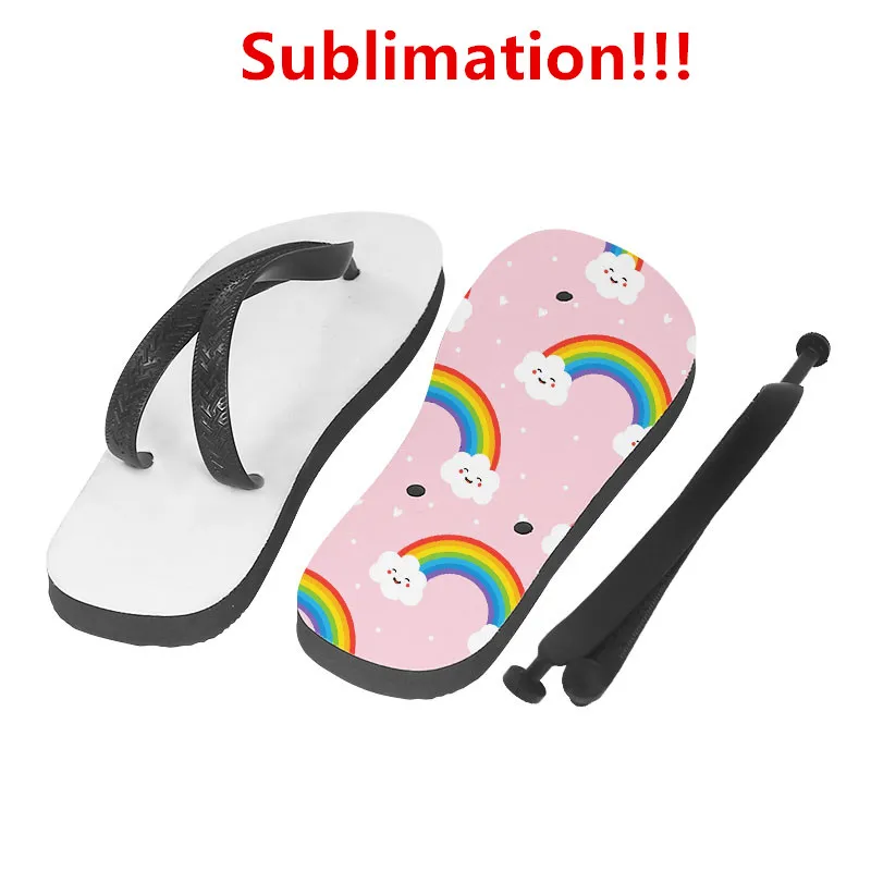 Sublimation Flip Flops For Wedding Guests Hotel Guest Slippers Assorted Size Women Flip Flops for Spa Party Guest Hotel and Travel