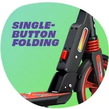 Single button folding
