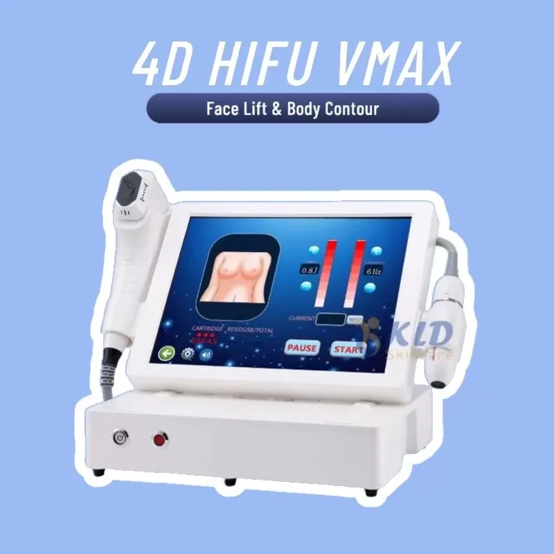 RF Multifuncional Hifu 2 em 1 Máquina HIFU 9D 7D VMAX Lifting Máquina de rejuvenescimento de rejuvenescimento da pele do corpo VMAX