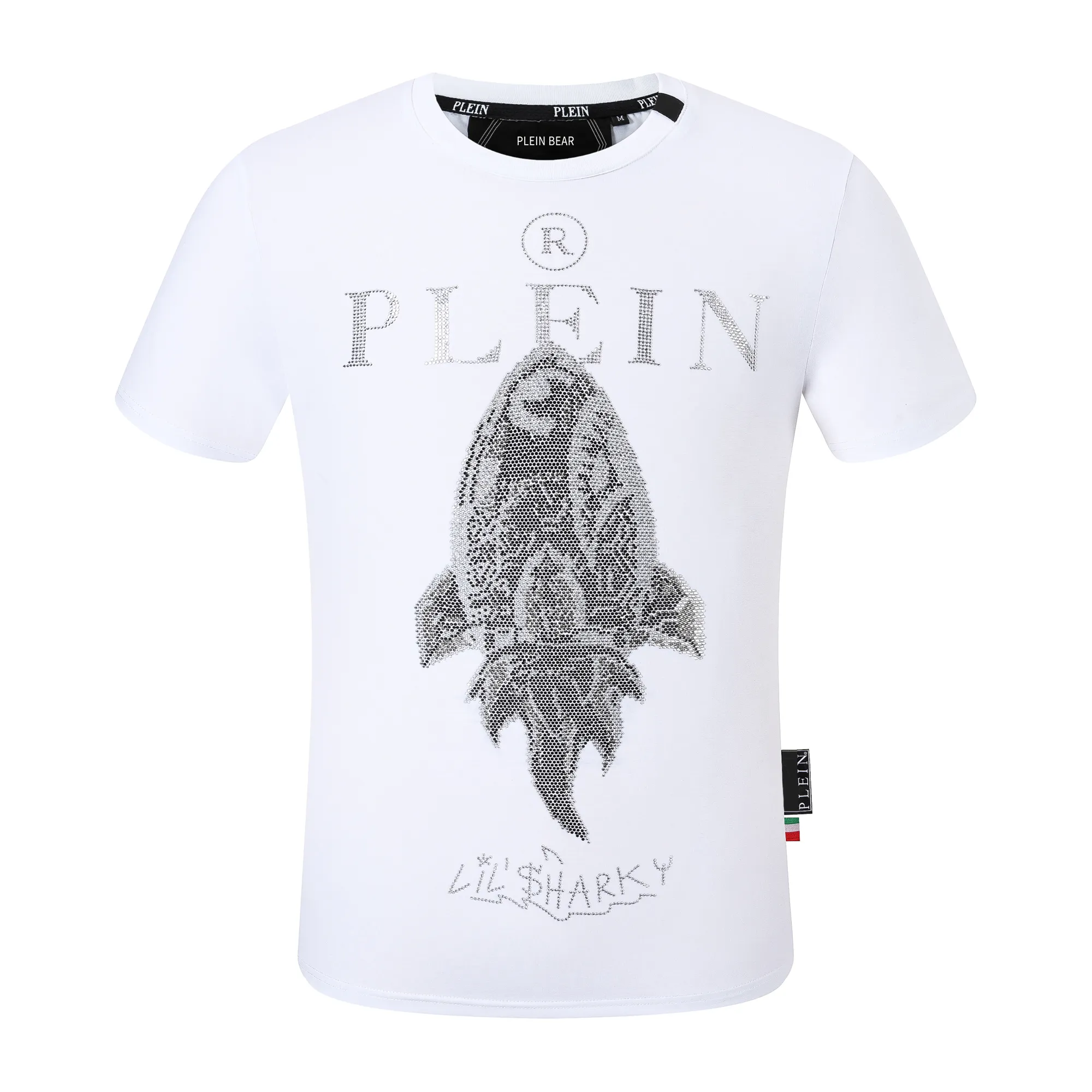 Plein Bear T-Shirt Herren Designer T-Shirts Marke Kleidung Strass Verstone PP Schädel Männer T-Shirt runden Nacken SS Monsters Plein mit Kristallen Hip Hop T-Shirt Top Tees 16 601