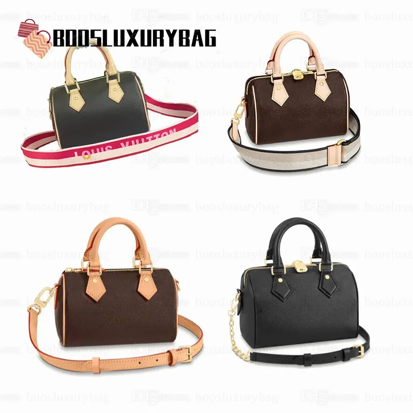 Designer NANO SPEEDY Borsa a tracolla tote in pelle Pochette di lusso borsa a fiore vecchio Borsone sportivo Mini viaggio Qualità 7A Borse da uomo da donna Borse a tracolla