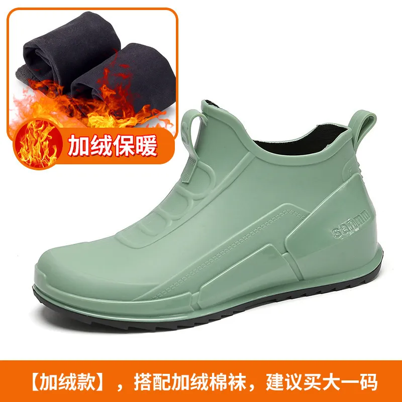 Rain Boots Comemore Rain Boots Women Waterproof Mens Short Rain Boots Non  Slip Kitchen Water Shoes Thick Soled Fishing Rubber Shoe 44 230323 From  Qiyuan09, $19.88