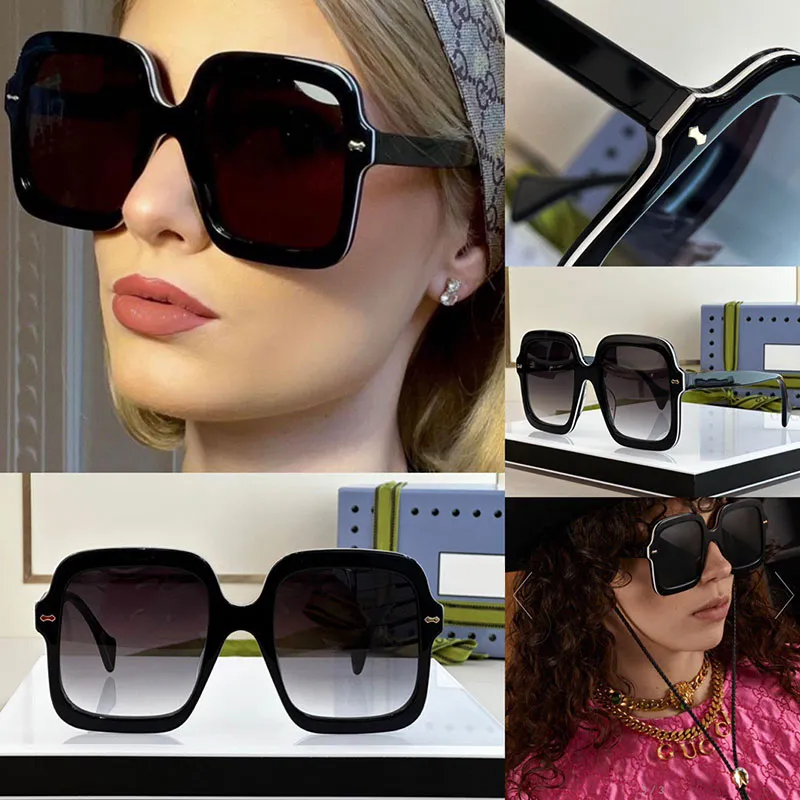 Large square designer sunglasses clearance