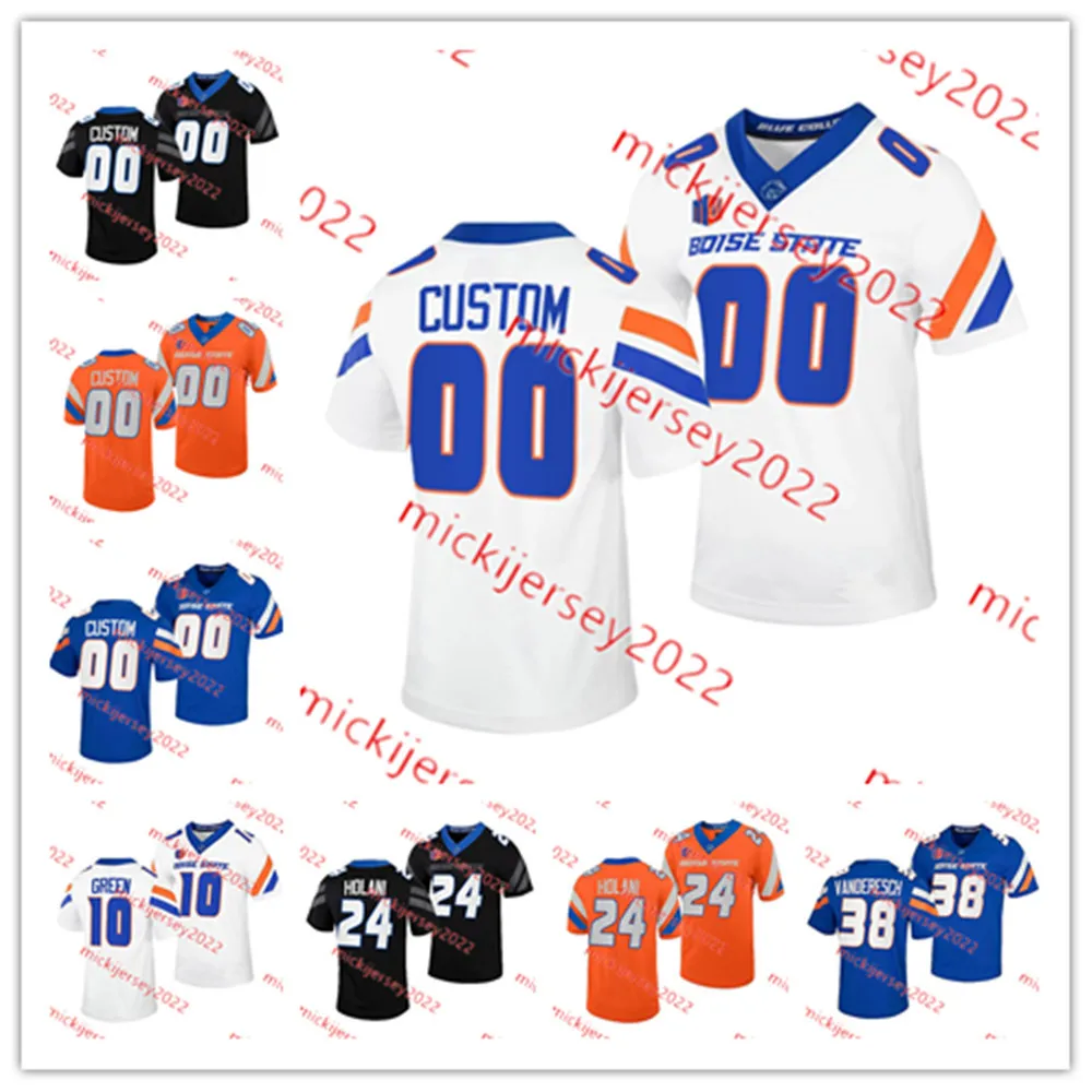 Boise State Broncos Football Jersey Cade Beresford Will Farrar Eric McAlister Divine Obichere Jayden Virgin James Wilborn Jr. Custom Stitched Boise State Jerseys