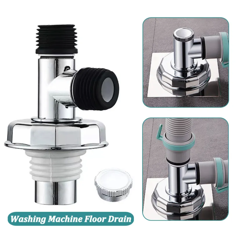 Drains Washing Machine Floor Drain Adapter Anti Overflow Bathroom Pipe
