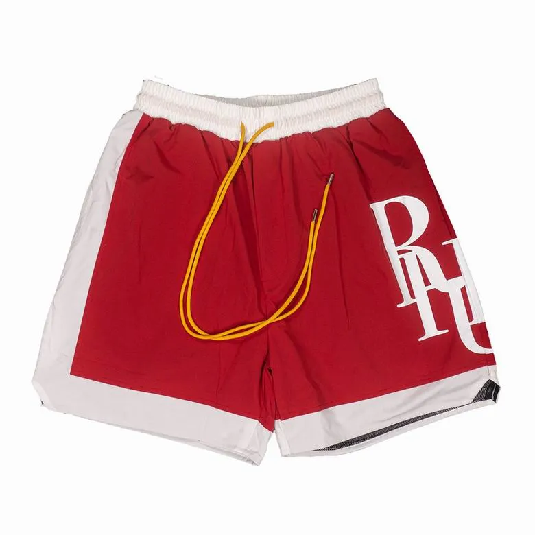 Rhude Shorts Designers Mens Basquete Painel de Basquete Tribunal de natação Turncos Sweat Senna Flight Yachting Bottoms Short Wholesale Buy 908