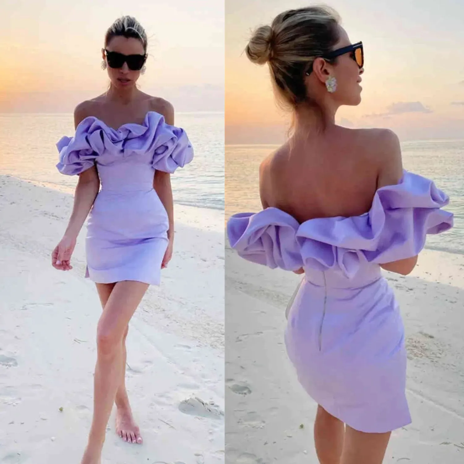 Vintage Arabic Short Homecoming Dresses Off Shoulder... From 115,01  |  DHgate
