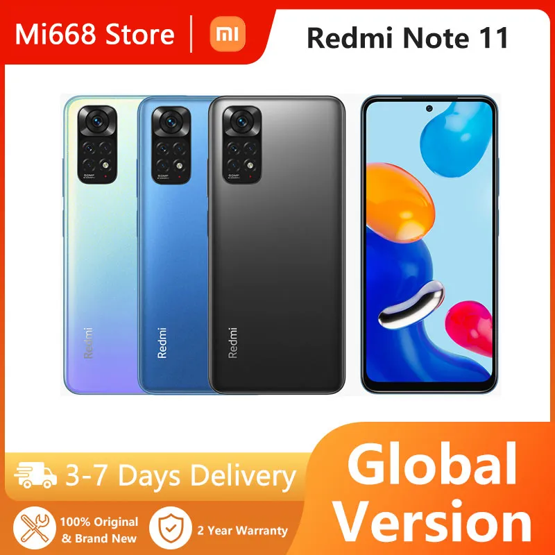 Xiaomi Redmi Note 11 Smartphone NFC Snapdragon 680 Octa Core 33W Global version