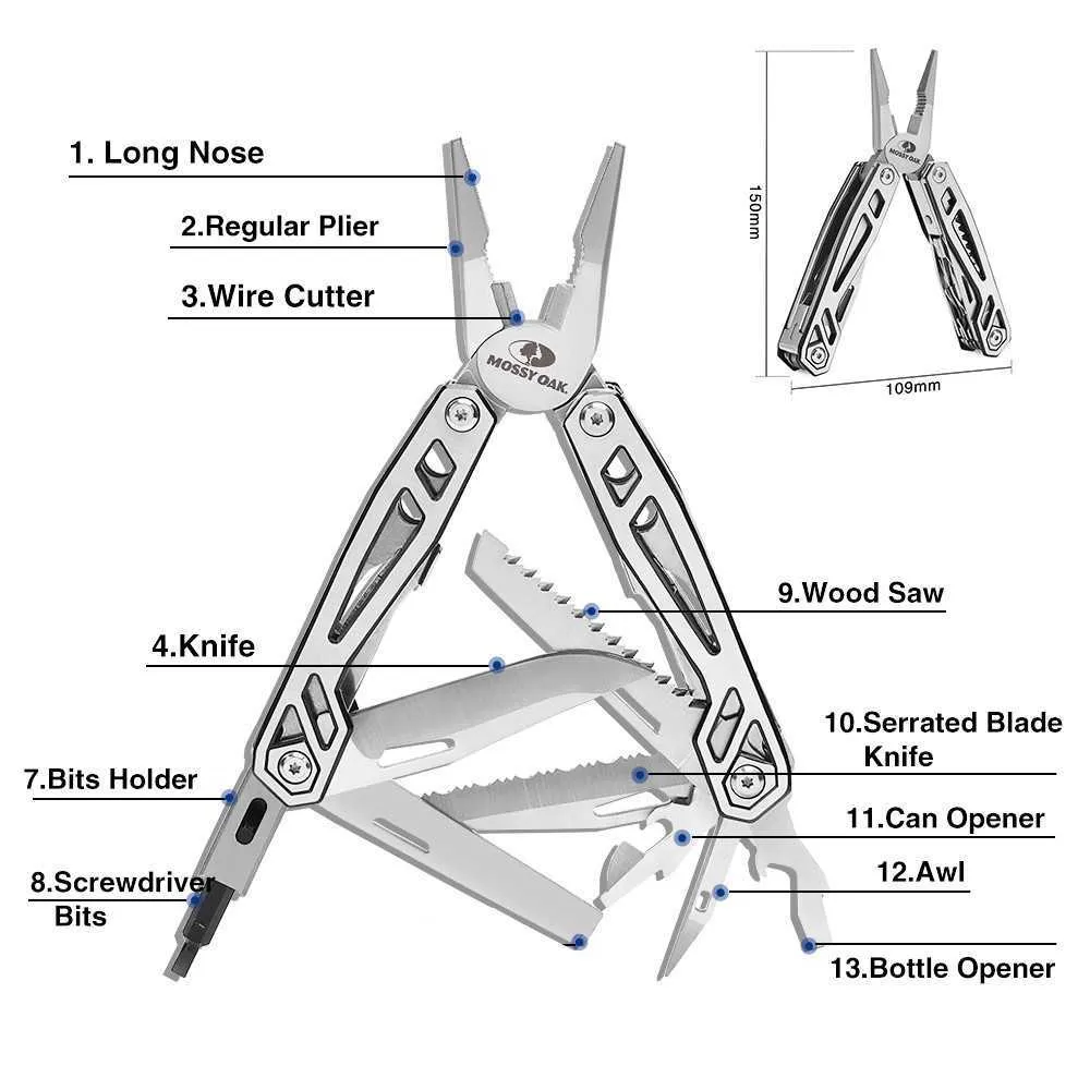 Pince multi-outils Autres outils à main Pince à dénuder Pince pliante Camping en plein air Multitool Portable Pince de poche pliante