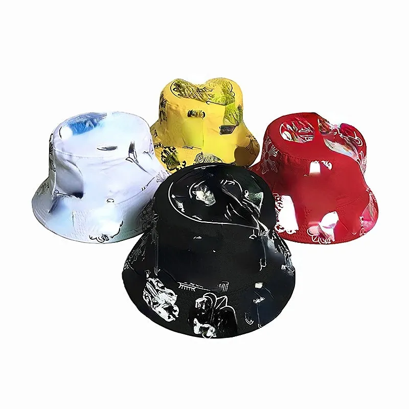 CH Bucket Hat Designer Letters Print Fashion Street czapka hip-hopowa bawełna wysokiej jakości Casual kapelusz z szerokim rondem dla kobiet mężczyzn