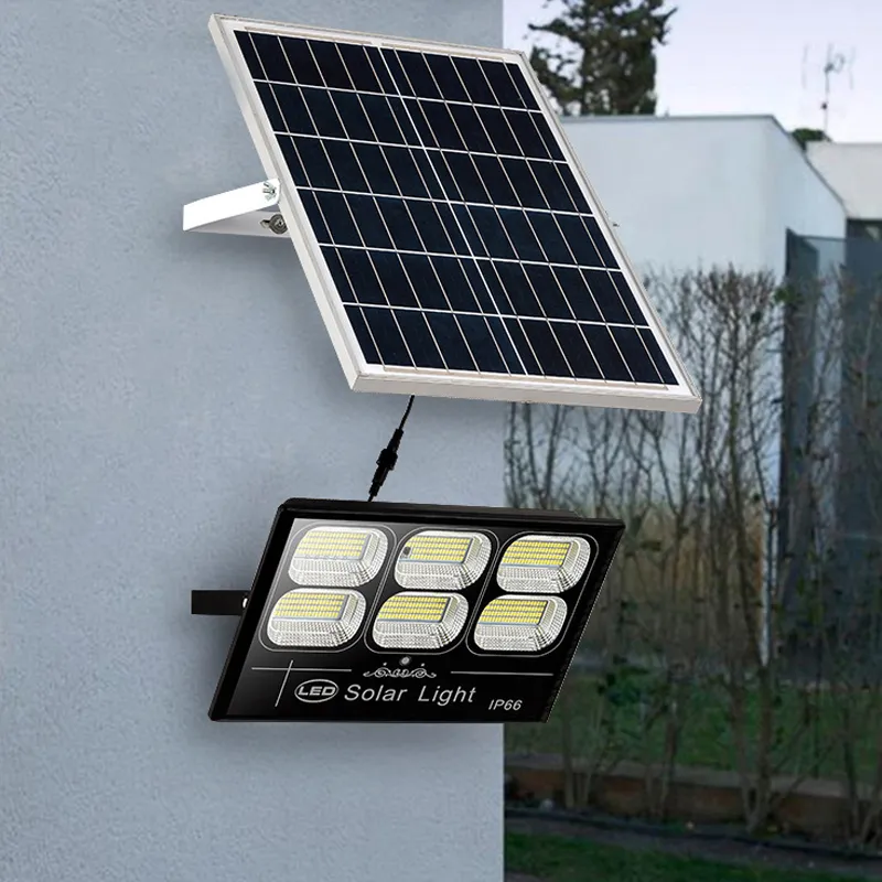 300W Solar Flood Lights led outdoors Lamps solars garden lights Hanging Outdoor Decorative Solarr Powered Solary Flood lighting for Gardens Porchs crestech