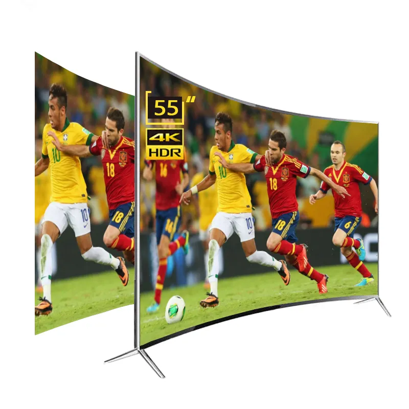 Frame 4K UHD LED TV Curve 55 pollici Smart TV TV 1080P