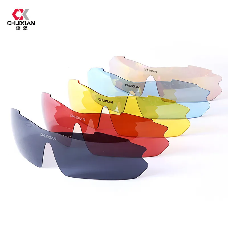 Comaxsun Professional Polarized Cycling Glasses Bike Goggles Outdoor Sports Bicycle Sunglasses UV 400 With 5 Lens TR90 2 Style 220301