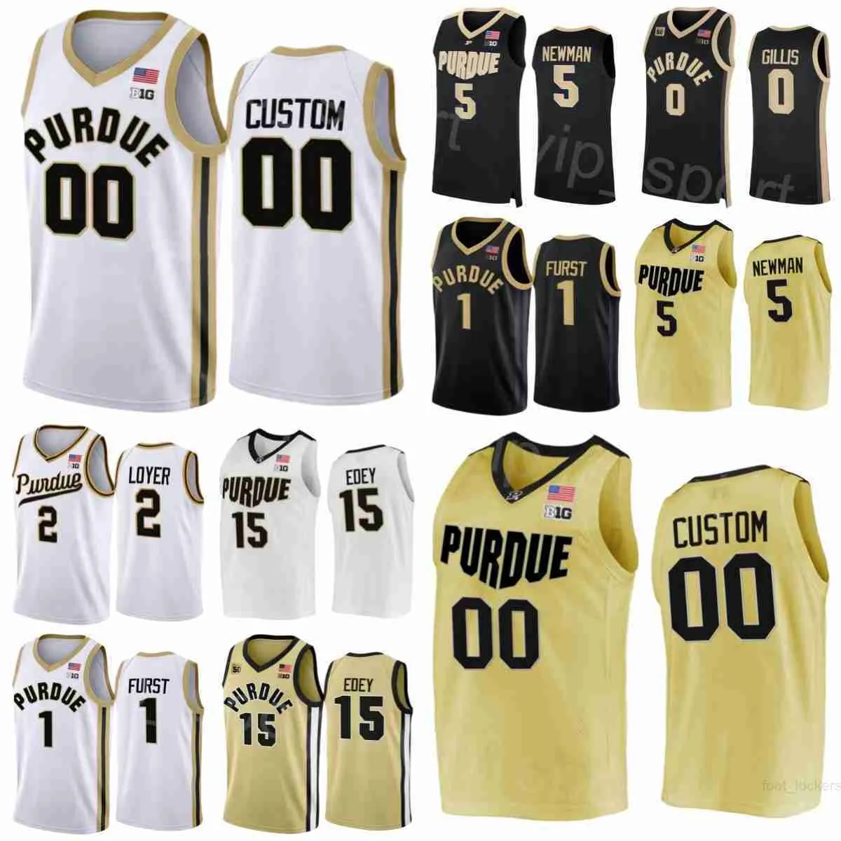 Basket 0 Mason Gillis Jerseys Purdue Boilermakers College 5 Brandon Newman 1 Caleb Furst 15 Zach Edey 2 Fletcher Loyer 3 Braden Smith University Man Woman Youth