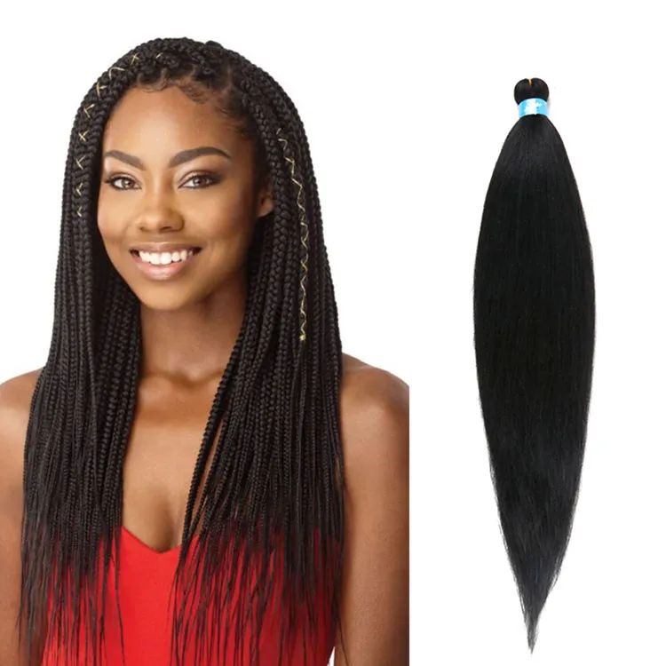 Kanekalon Afrelle Hair Braid Pre Stretted Braiding Hair26inch90gブレード