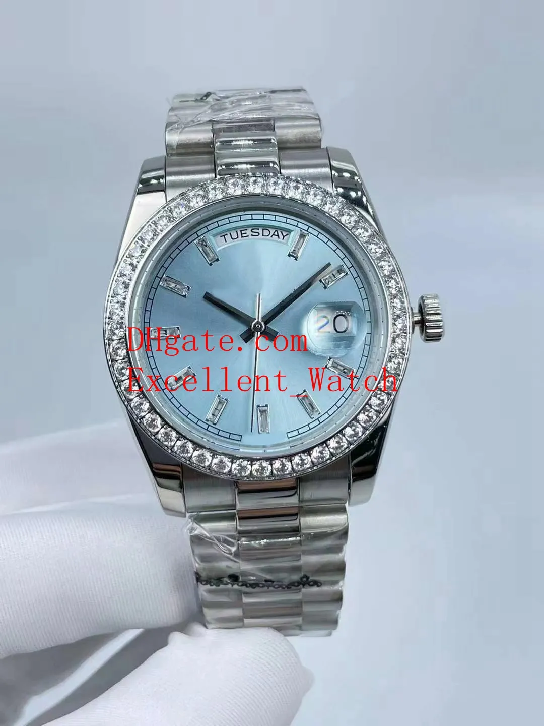 Unisex Automatic Mechanical Watches 36mm Stainless Steel with Asia 2813 Movement Models 128236 128238 128396