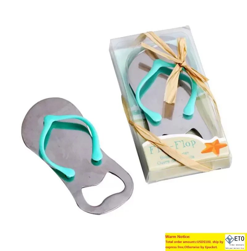 Flip Flop Bottle Openers Party Wedding Favor Gift Thong Selppers de cerveja abridor de garrafa de cerveja Supply