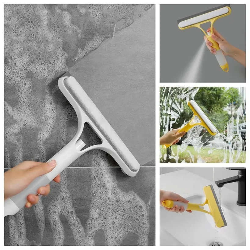 Cepillos de limpieza Limpiador de vidrios Toallita Mampara de ducha Limpiador de baño Raspador Producto de limpieza para el hogar Gadgets Herramientas de mesa Accesorios útiles para el hogar