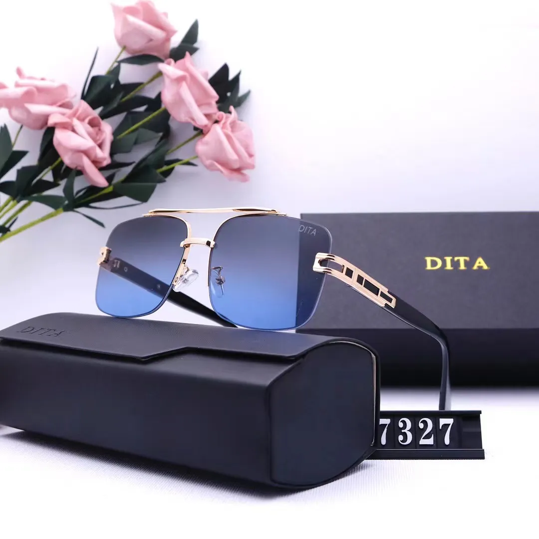 Dita7327 Classic Toad Mirror Men's and Women's samma EPLX.2 Solglasögon Pilotglasögon Retro Solglasögon