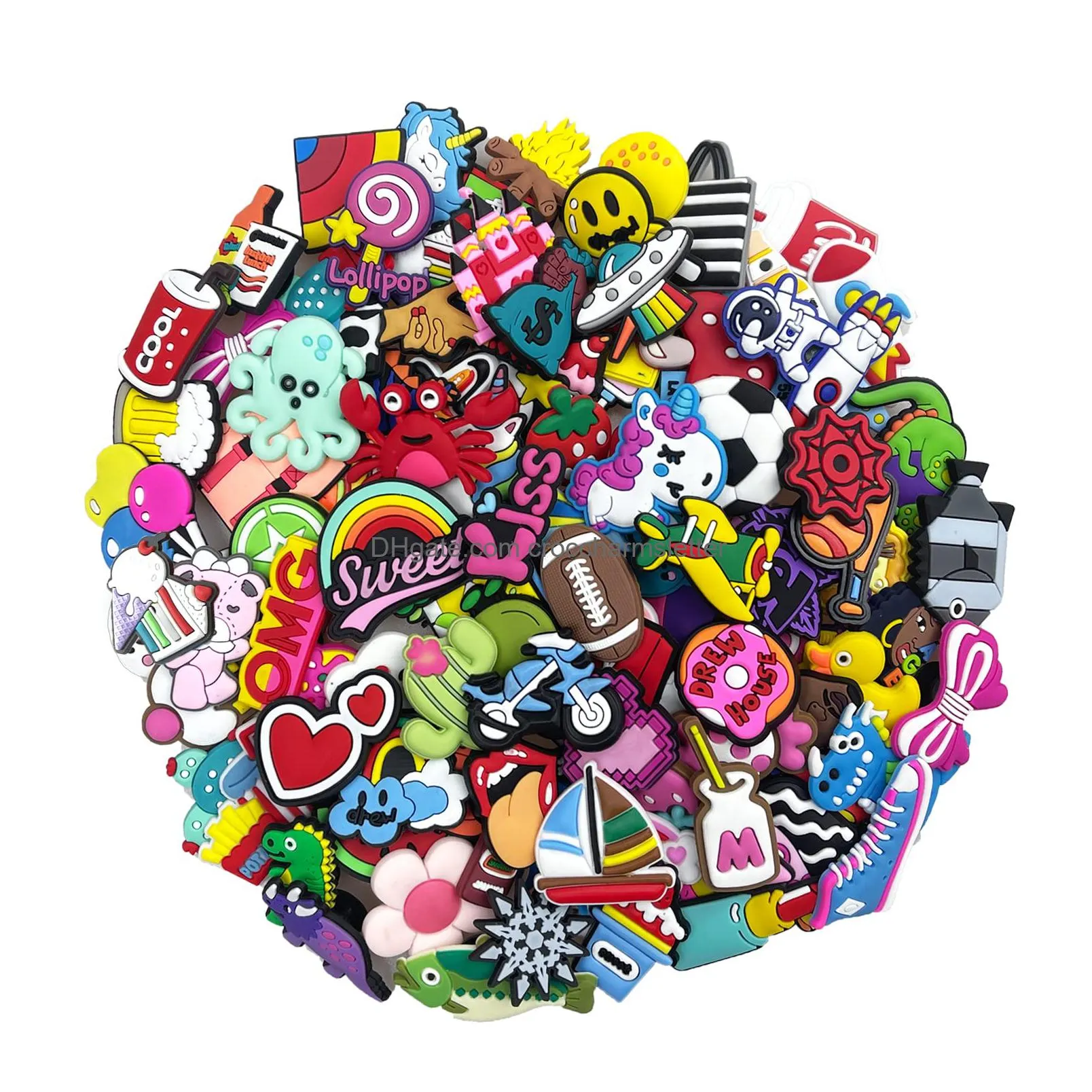Shoe Parts Accessories Cool Charms For Croc Clog Sandals Wristband
