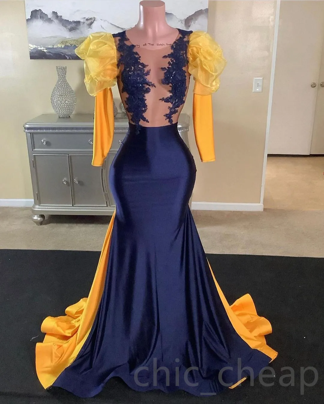 2023 Arabic Aso Ebi Lace Mermaid Prom Dresses Satin Sexy Evening Formal Party Second Reception Birthday Bridesmaid Gowns Dress Vestidos De Noche Femme Robes