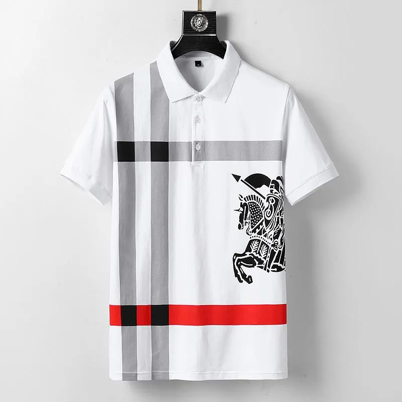 new brand Summer Men Polo Embroidery Shirt Short Sleeves Tops Turn-down Collar Polo Clothing Male Fashion Casual Polos size M-3XL #885