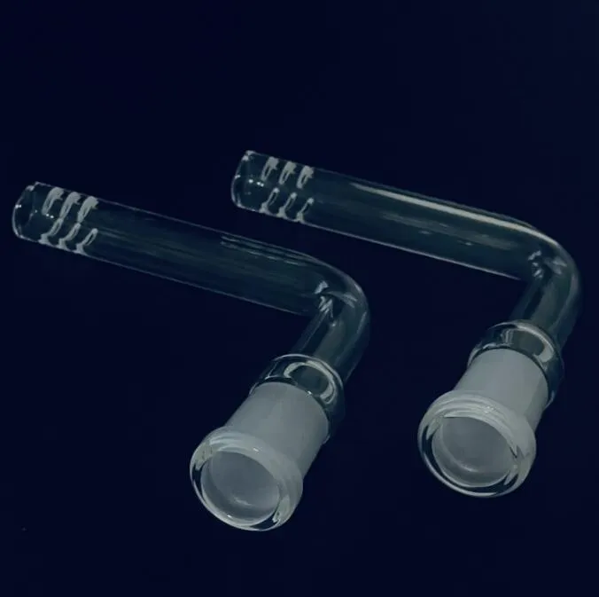 Glas-Downstem-Diffusor, Raucherzubehör, 90 ° 14 mm weibliche Down-Stem-Dropdown-Adapter für Wasserbongs, Dab-Ölplattformen, Rohre