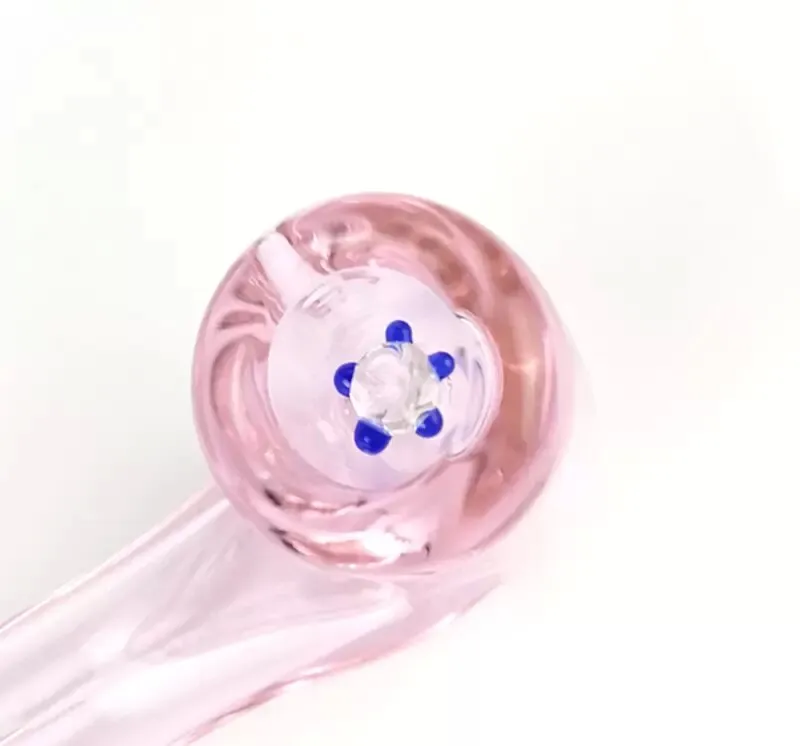 Premium Glass Daisy Flower Screen för handrökande rör Polychromatic Pyrex Bowl Hole Smoke Bong Piece Dustproare Pearl Nails