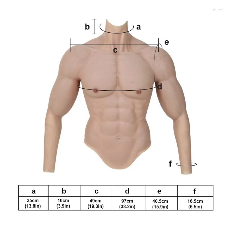 Uomo Intimo Modellante Realistico Silicone Muscoli Finti Uomo Top Costumi  Cosplay Braccio Completo Da Uomo Indossare Addome Coppa Elastico Bordo  Sottile Transgender Da 460,82 €