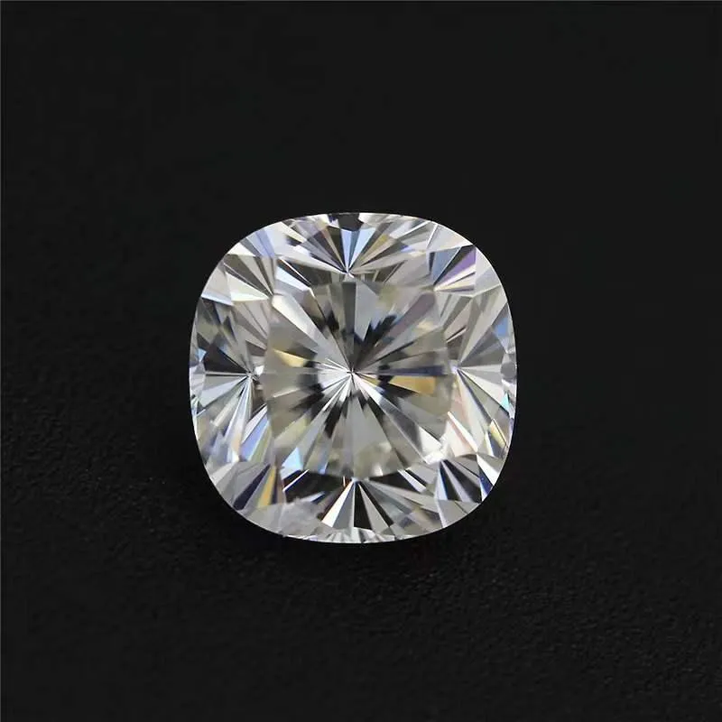 Perles Autres Véritable Super Blanc 0.2-3ct D Couleur VVS1 Coussin Coupé Moissanite Pierre Lâche Passe Diamant Lab Pierre Précieuse Pour Bijoux À Bricoler Soi-Même BagueAutre