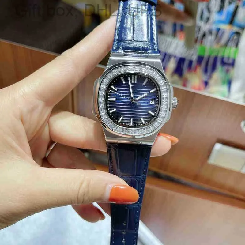 Mekanisk Philipp Luxury Function Watches Baida för Full Mens Pate Three Needle Calender Women's Fashion Gorgeous Watchwristwatches Watch Fo0Z