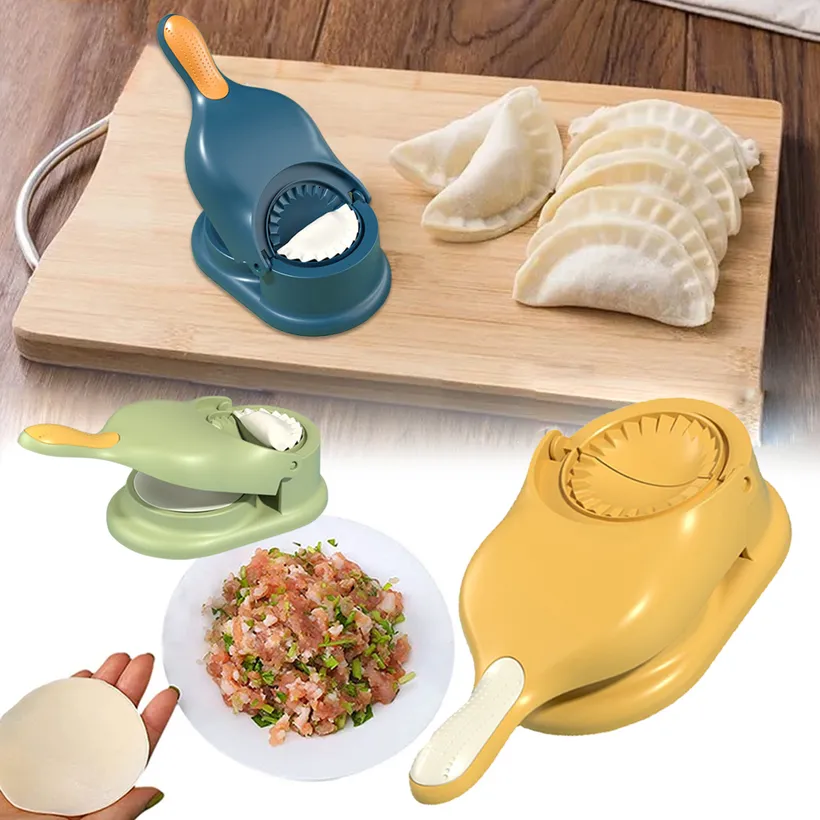 Andra köksverktyg Kök Dumpling Mold Dumpling Wrapper Maker Manual DIY Press Dumpling Skin Press Tool Dumpling Pastry Maker Artifact