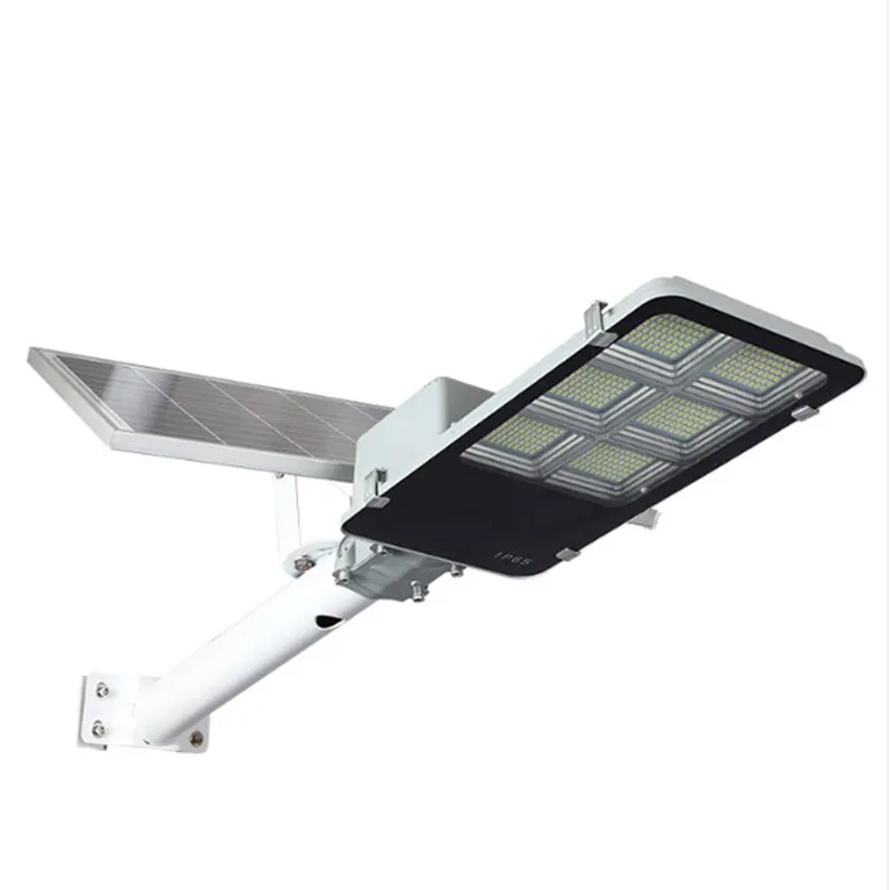 Lampadaires solaires à LED Étanche IP66 Projecteur extérieur Projecteur Solars Lamp Plaza parking de jardin 500W 6500K Security Yard Gardens crestech168