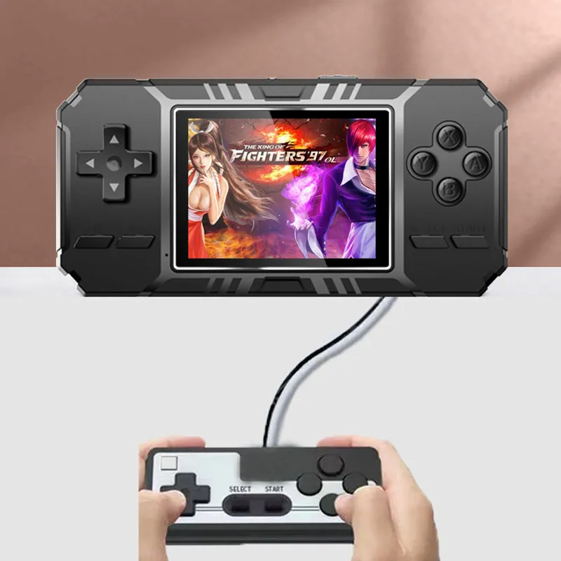 S8 Handheld Portable Arcade Game Console 3,0 tum HD Screen Gaming Players Bulit-in 520 Classic Retro Games TV Console AV Support Två spelare DHL