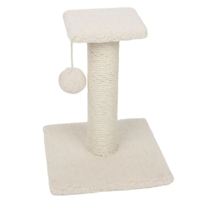 Cat Toys Multifunctional Luxury Small Climbing Frame Toy Sheet Metal Creative Board Paper Tube Sisal Rope Scratching Post