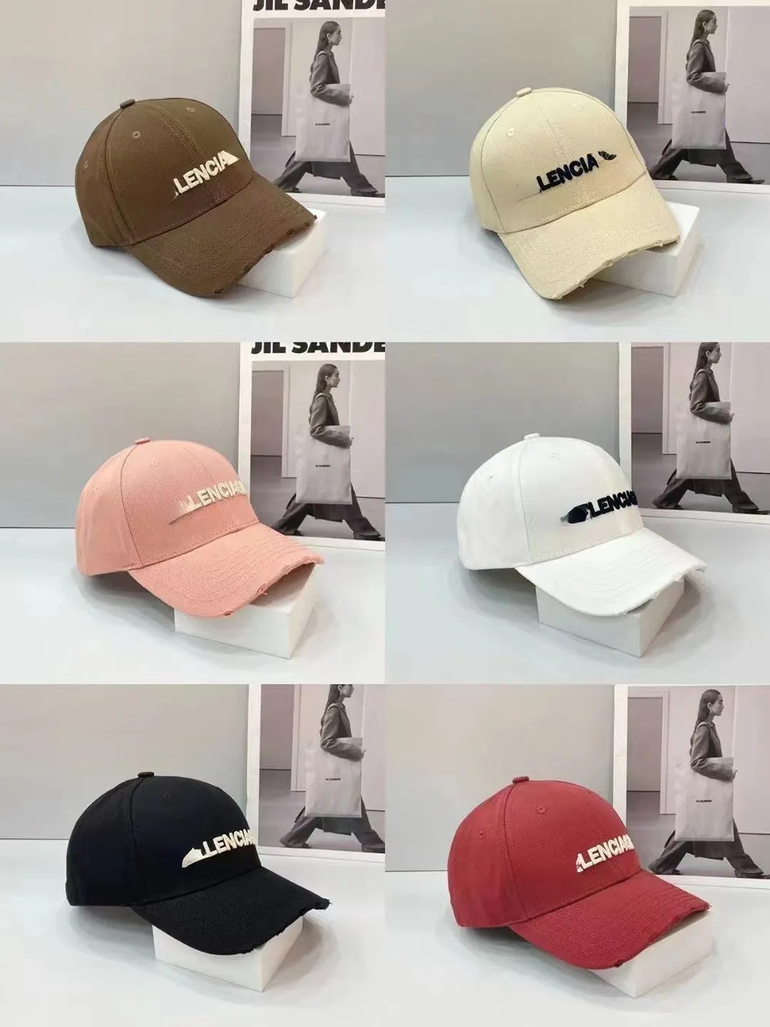 Eenvoudige harde tophoed mannen en vrouwen koppelen Engelse Europese goederen Peaked Cap Baseball Cap Autumn Sun Protection