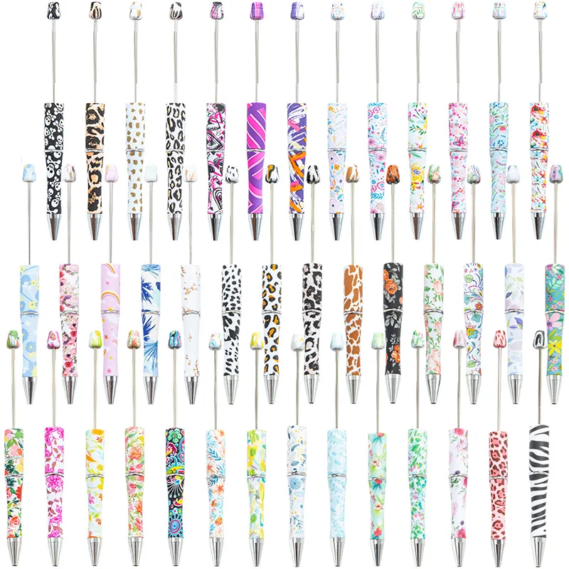 Bead Pens DIY Beaded Ballpoint Pens   Plastic Craft... 
