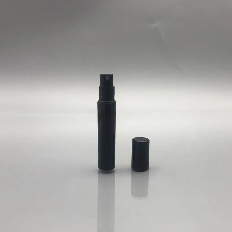 3ML/3 Gram napełniony plastikowy spray pusta butelka mini małe okrągłe perfumy olejki eteryczne pojemnik na atomizator do skóry balsamowej
