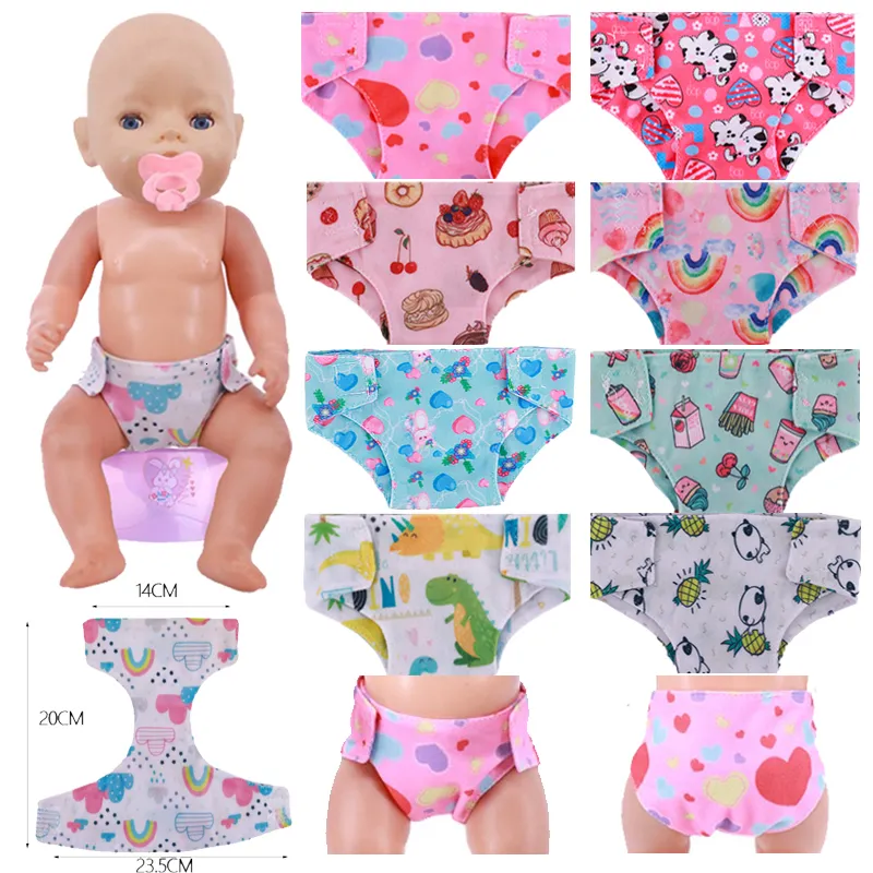 Pet Panda Print Doll Incontinence Panties For 18 43cm American Girls Cute Reborn  Clothes From Dang07, $5.18