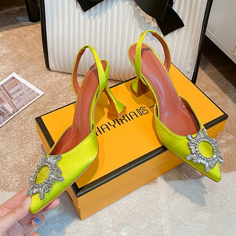 Wedding Shoes Yellow Pumps Inch Heel Wholesale Crystal Wedding