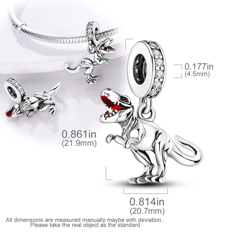Sterling Silver Mini Dog Charm Bead For Bracelet Making_voghion.com