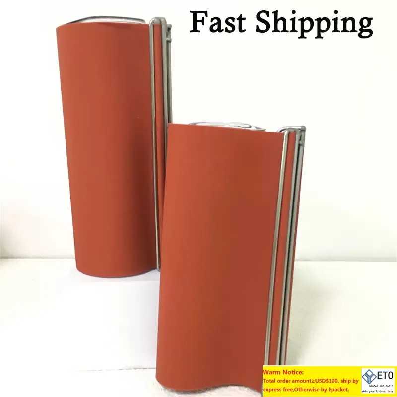 Supply Silicone Shrink Wrap Reusable Red Sublimate Wraps For 20oz Sublimation Skinny or Straight Tumbler