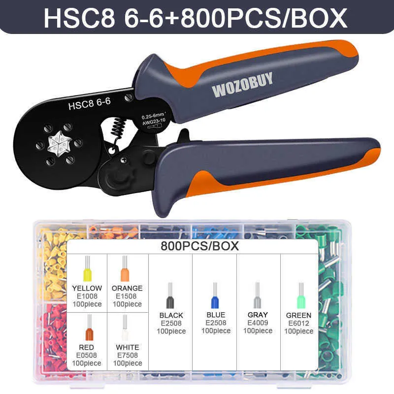 Ferrule Crimping Tool Kit With Ferrules Terminals WOZOBUY