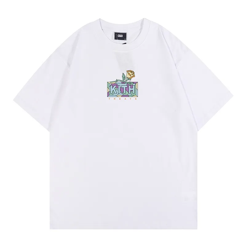 Kith Mens Spring Summer 24 Graphic Tee, Casual Short Sleeve