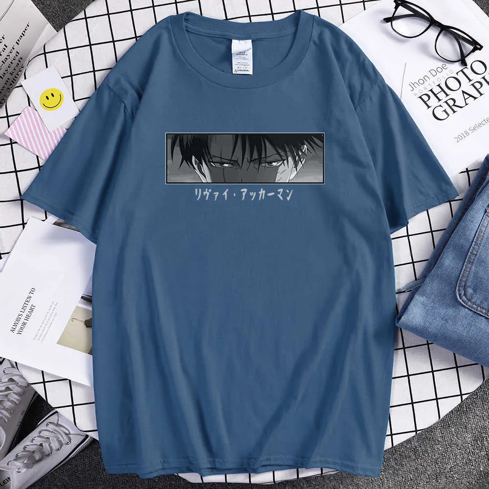 Magliette Da Uomo Attack On Titan Anime Stampa T Shirt Da Uomo