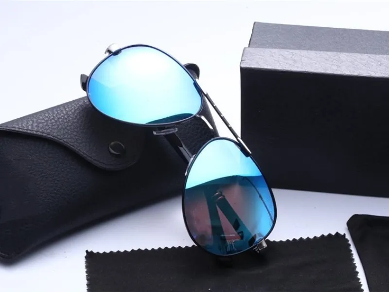 óculos de sol do designer masculino para mulheres Óculos de sol de ciclismo de luxo Hot Large Eyewear Glasses com moda magnética LENS LENS DE VIDRO POLAROIDAS COMPLETAS UV400