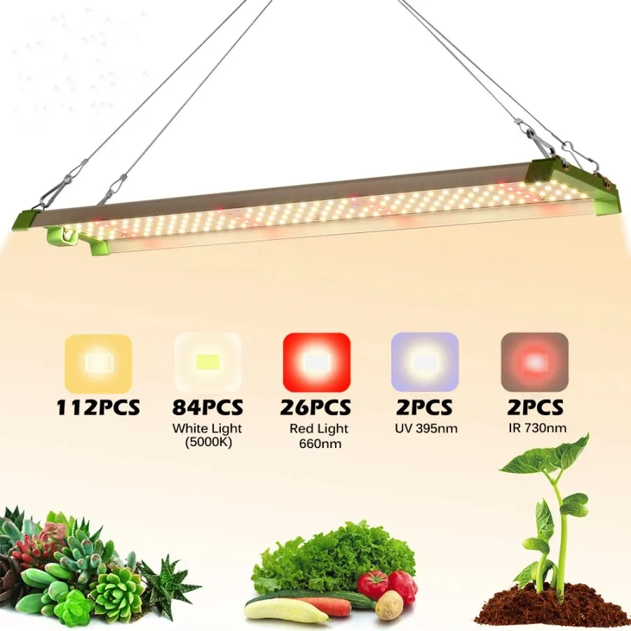 Phytolampe de croissance Led à spectre complet, lampe de culture pour semis en germination, floraison et fructification